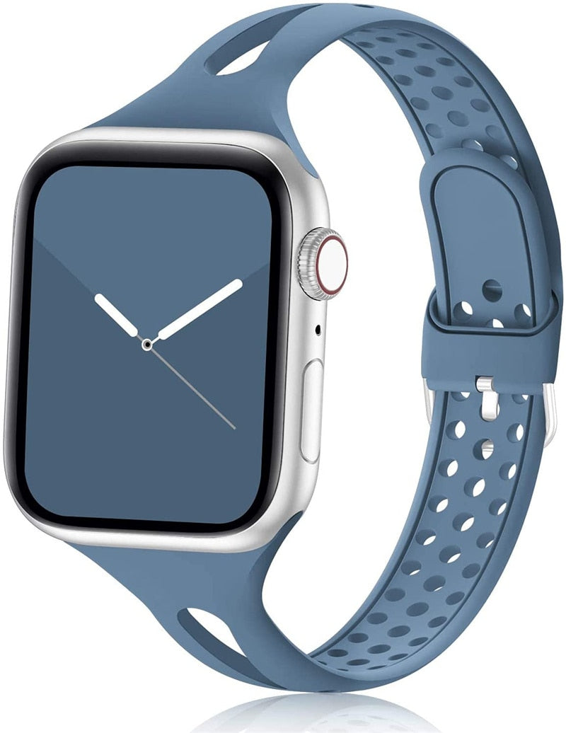 Slim Silicone Sport Strap for Apple Watch - Premium Apple Watch Accessories from Dressmycell.com - Just $15.00! Shop now at Dressmycell.com Slim Silicone Sport Strap for Apple Watch - Premium Apple Watch Accessories from Dressmycell.com - Just $15.00! Shop now at Dressmycell.com